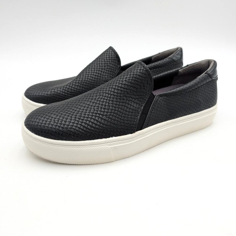 Dr. Scholl's Nova Slip-On Sneaker Shoes Round Toe Women's Black Size US8M EU38.5